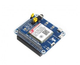 Product view SIM7600E-H 4G HAT for Raspberry Pi, LTE Cat-4 4G / 3G / 2G, GNSS, for Europe, Southeast Asia, West Asia, Africa